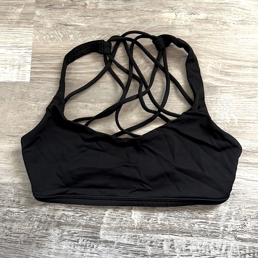 Lululemon Black Sports Bra, size 4